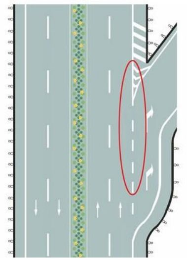 道路入口标线和出口标线怎么区分-有驾