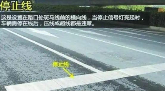 路口白色实线是什么标线-有驾