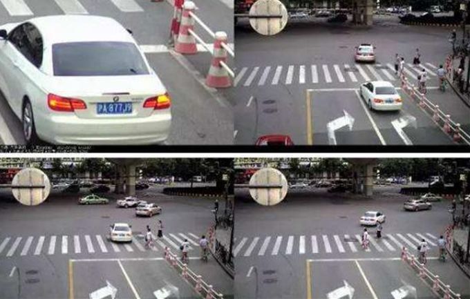 礼让行人违章拍照标准-有驾