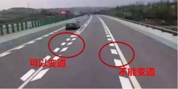 车行道边缘白色虚实线是什么意思-有驾