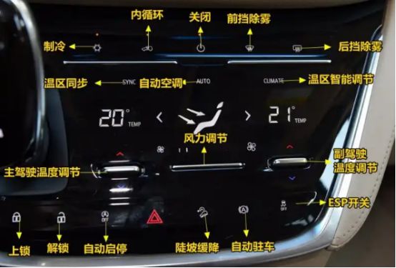17款别克gl8中控台按键说明-有驾 17款别克gl8中控台按键说明-有驾