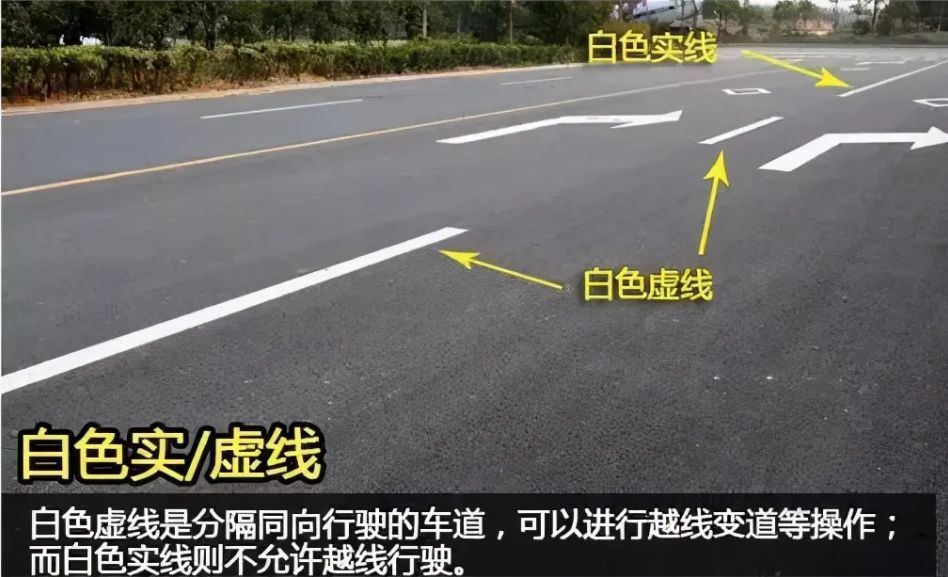 路面白色虚实线指示变道或靠边停车时允许跨越吗-有驾