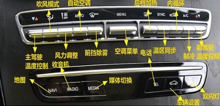 奔驰glc260功能键全解-有驾