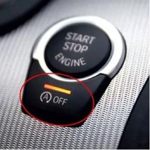 发动机自动启停按键的标志是一个圆圈,圆圈里面有一个大写的字母a,在