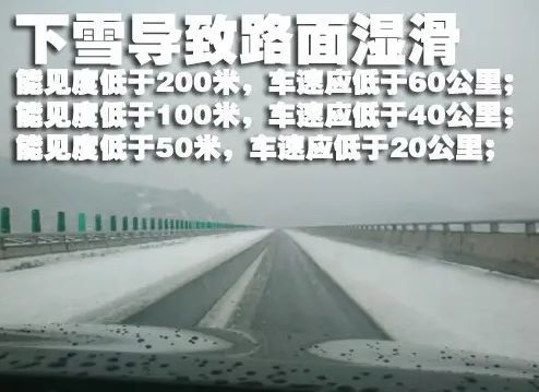 雪天在高速公路行驶时,关于安全车距的说法-有驾 雪天在高速公路行驶时,关于安全车距的说法-有驾