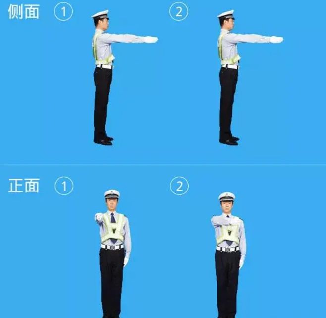 变道和减速慢行手势区别-有驾